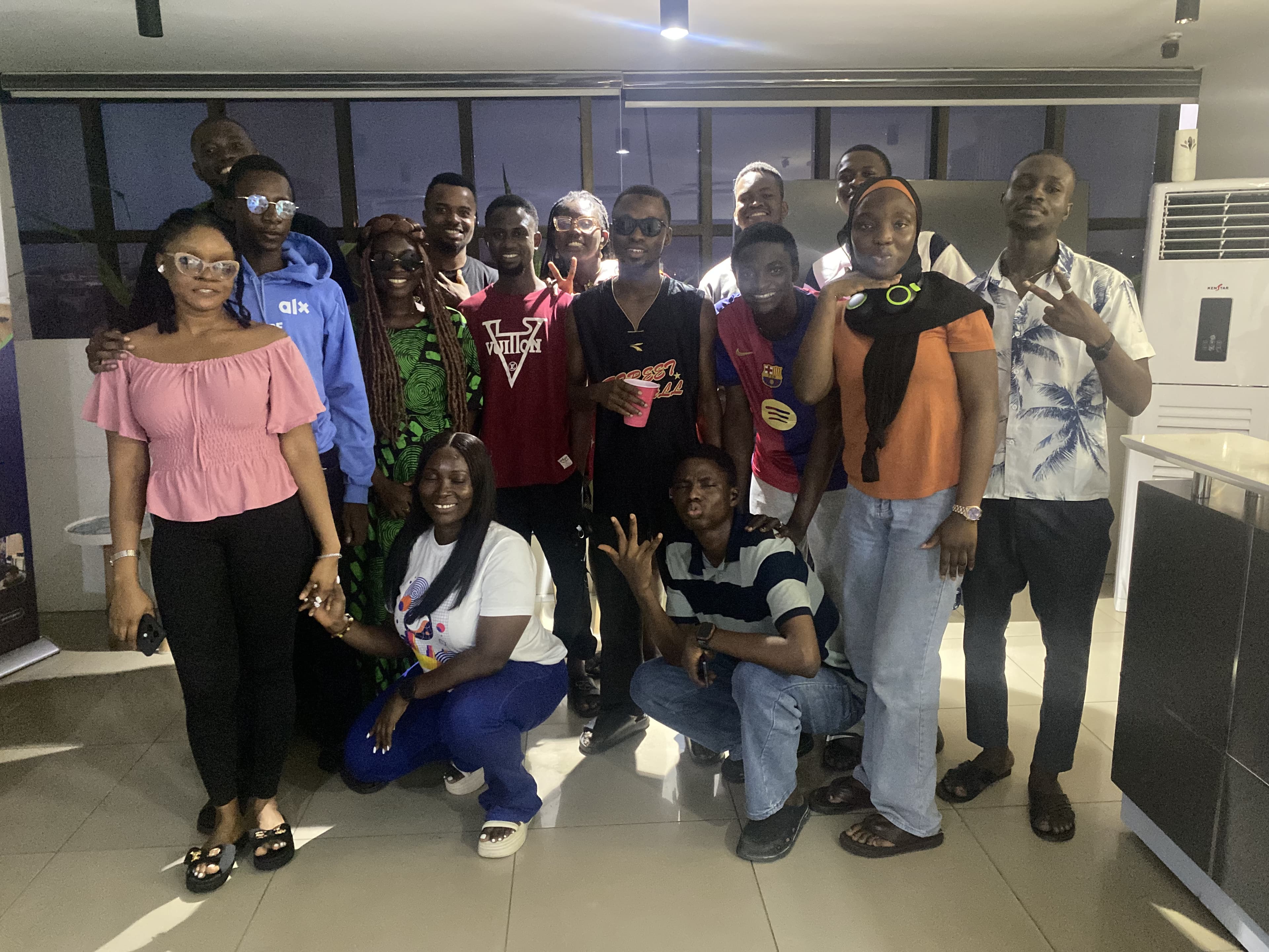 symposium hosts hudzah and inyah on stage photo